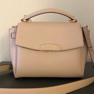 Michael Kors Rochelle Soft Pink Leather Satchel